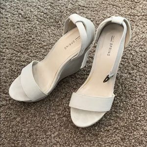 Call it spring wedge heel, used size 8